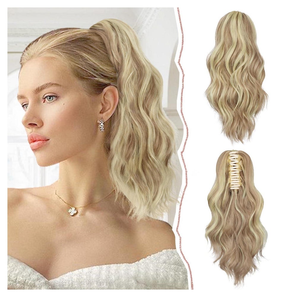 Pferdeschwanz Haarteil Clip Ponytail Hellbraun Gemischt Blei 1 St