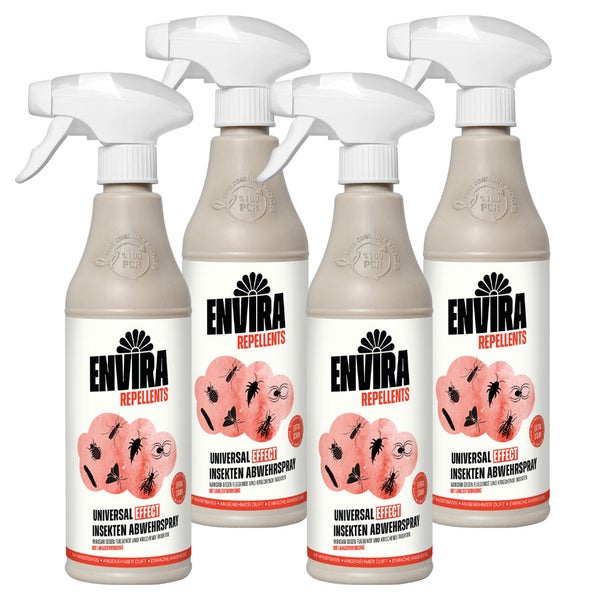 Envira Universal Effect Insekten Abwehrspray - EXTRA Starke Formel im Vorteilspack