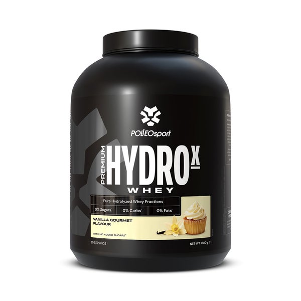 Polleo Premium HydroX Whey, 1,8 kg, Vanilla Gourmet 1800 g