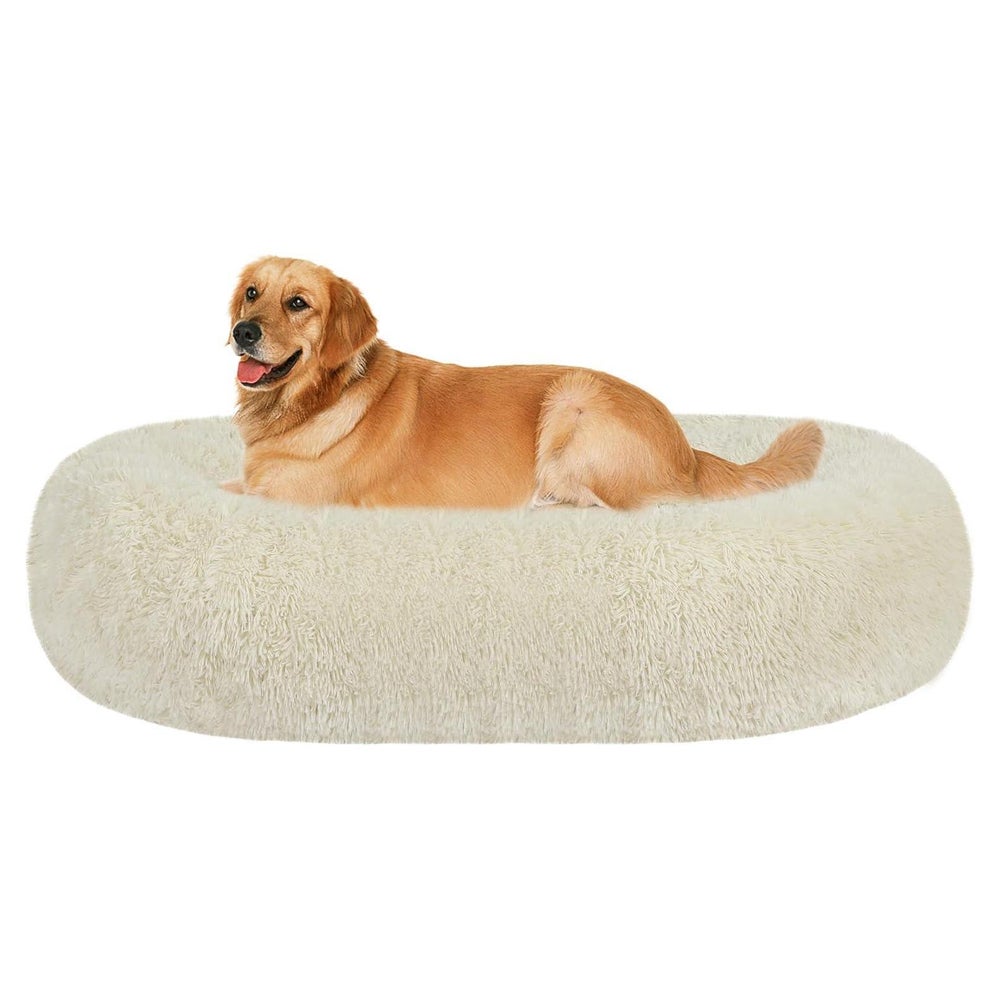 Hundebett orthopädisches rund Donut L 100 x B 100 x H 20 cm 1 St