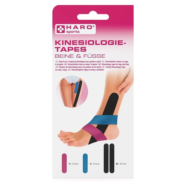 Haro Kinesiologietapes Beine und Füße 4 St
