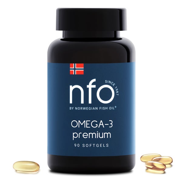 NFO Omega-3 Premium + Vitamin E 90 St