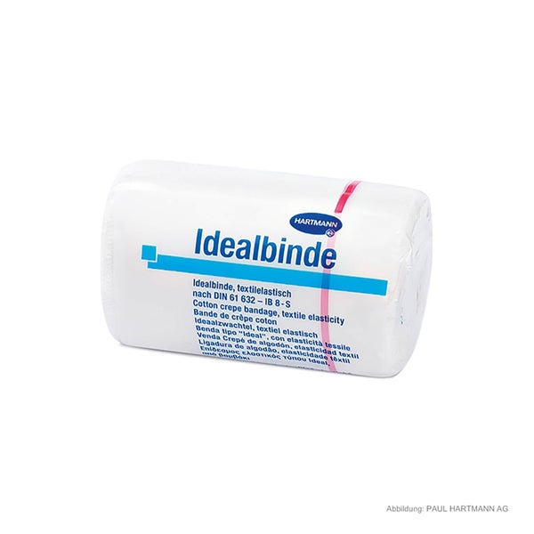 Hartmann Idealbinden 5 m x 8 cm, ohne Verbandklammern (10 Stck.) - Packung = 10 Stück, lose