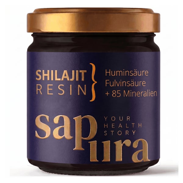 Shilajit Harz 60g + Löffel | 78% FULVIN + 12% HUMINSÄURE 60 St