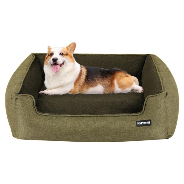 Hundebett Hundesofa Abnehmbar Waschbar L 90 x B 75 x H 25 cm 1 St