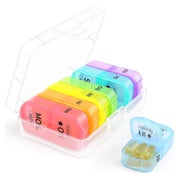 Opret Tablettenbox 7 Tage BPA-frei Medikamentenbox mit große 1 St