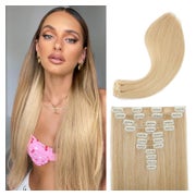 Haarverlängerungen Clip in 24 Inch (Pack of 11) Goldblond mi 1 St
