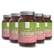 Produktabbildung: BitterLiebe® Bitter Stoffwechsel Komplex - 90 hochdosierte Kapseln mit Cholin, Zink, Vitaminen & Bitterstoffen - Für einen normalen Fett- und Energiestoffwechsel - Vegan & Made in Germany 5x 90 St