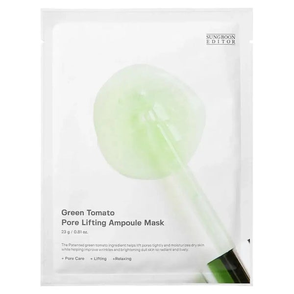 SUNGBOON EDITOR Green Tomato Pore Lifting Ampullenmaske 23 ml