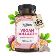 Vegan Collagen (180 Kapseln) mit Aminosäuren, Vitamin A C E, Biotin, Silicium, Zink und Mangan 2 x 180 St