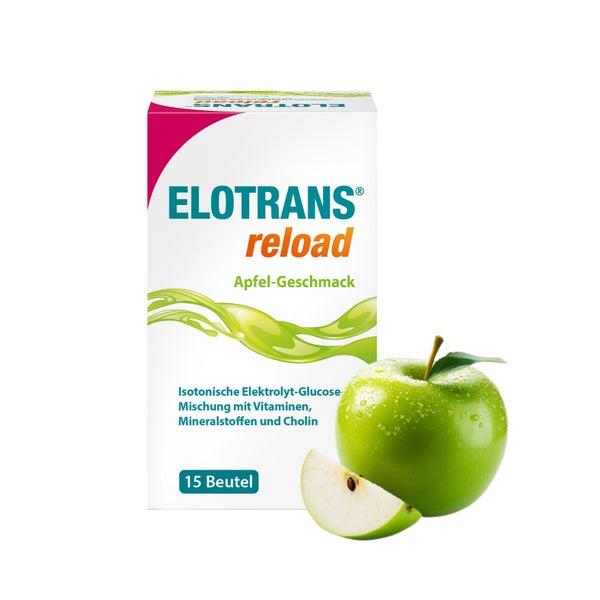 Elotrans Reload Elektrolyt-pulver Apfel Btl. 15X7,45 g