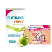 Produktabbildung: Elotrans Reload Elektrolyt-pulver Apfel Btl. 15X7,45 g