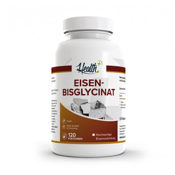 HEALTH+ EISENBISGLYCINAT 120 Kapseln 120 St