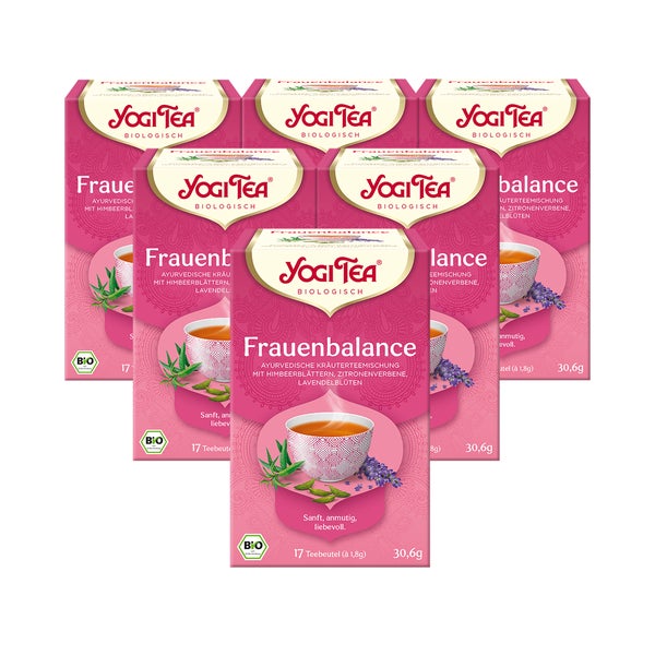 Yogi Tea - Frauen Balance Bio Kräutertee | 6 x 30,6g 6x17 St