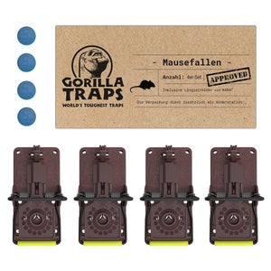 Mausefalle inkl. Monitoring-Kder 4er Set - Profifallen 4 St online kaufen  | DocMorris