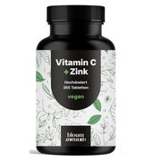 Vitamin C Zink - 365 Tabletten - Bloom Naturals 365 St