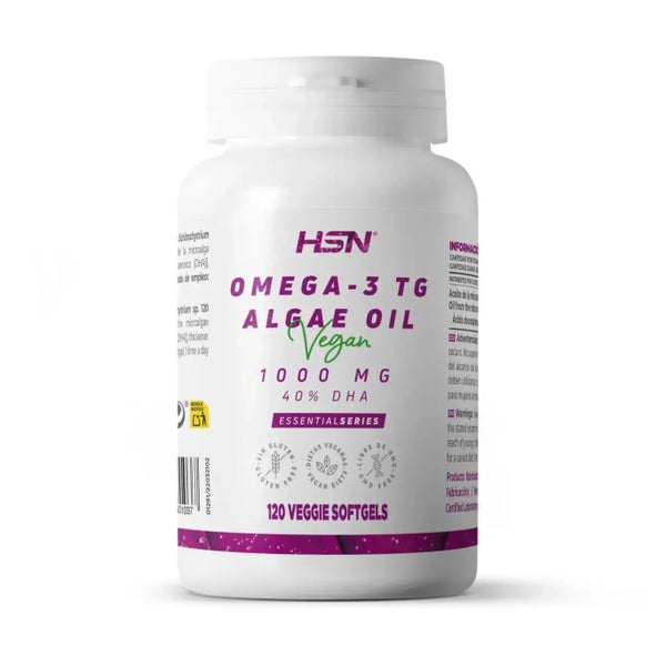 OMEGA-3 VEGAN ALGENÖL 1000 mg - 120 pflanzliche Weichkapseln 120 St
