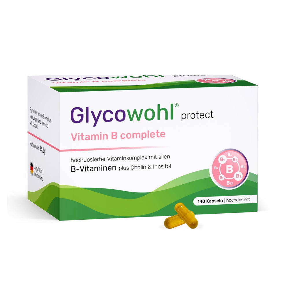 Glycowohl Vitamin B Complete+inositol+cholin Kaps. 140 St