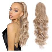 Pferdeschwanz Haarteil Clip Extensions Kordelzug Blonde Mix 1 St