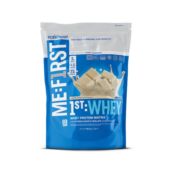 Polleo 1st Whey, 454 g, White Choco Buenissimo 454 g