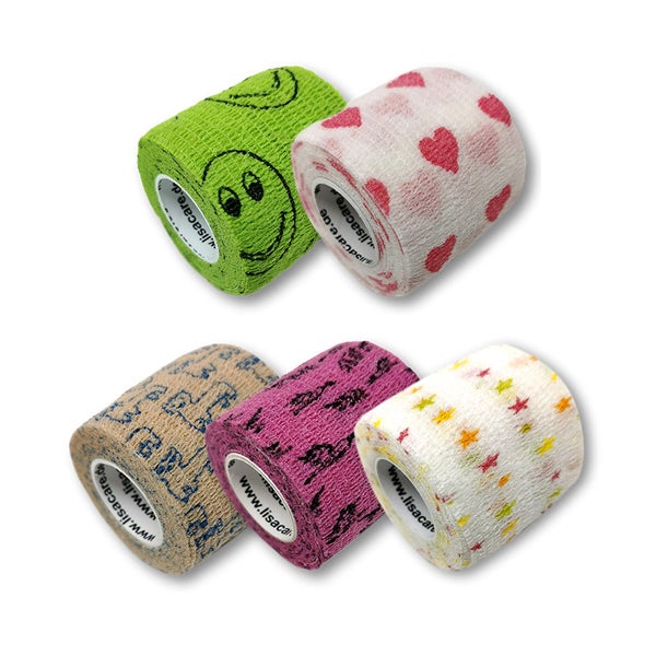 LisaCare Kinderpflaster - 5cm x 4,5m - Zum Trösten 5 St
