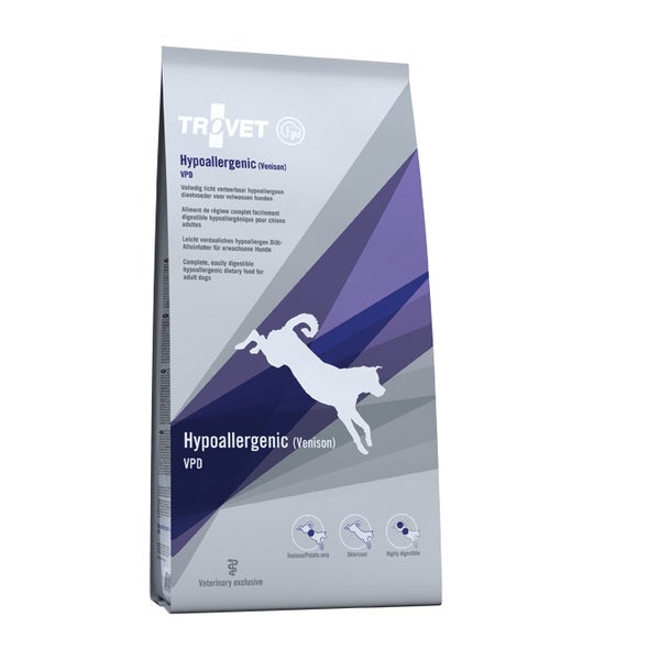 TROVET Hypoallergenic Venison VPD Hundetrockenfutter mit Wildfleisch 3 kg