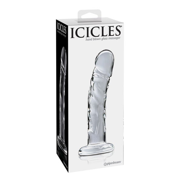 Icicles - Handgefertigter Glasdildo "Icicles No. 62"
