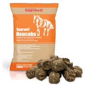 Supravit Heucobs für Pferde staubfrei | 20kg Pferdefutter leckeres Heu gepresst in Pellets 20 kg