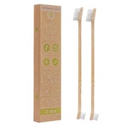 Wolfsbacher Natur Bambus Zahnbuerste 2er 2 St