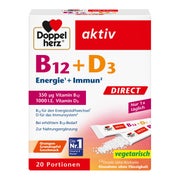 Produktabbildung: Doppelherz B12 + D3 DIRECT 20 St