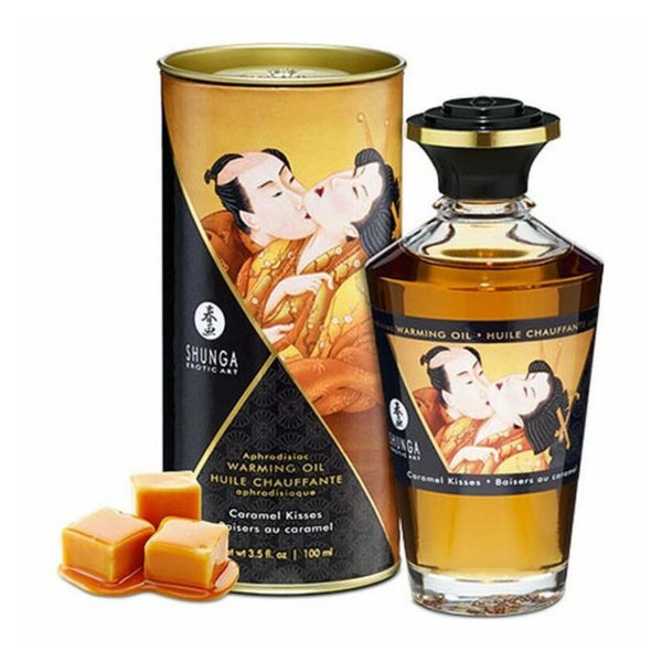 Shunga Erotisches Massageöl Karamell
