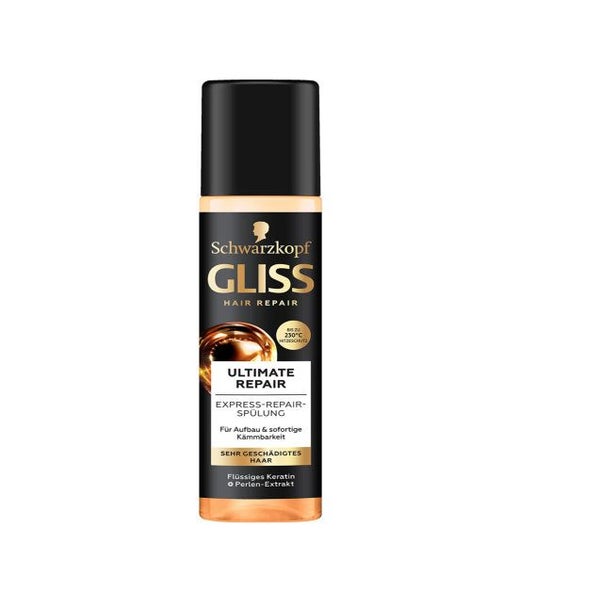 Gliss Express-Repair-Spülung Ultimate Repair, Haarspülung mit Keratin 200 ml