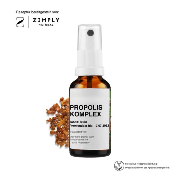 Zimply Natural PROPOLIS KOMPLEX - Pflanzbasierte Rezeptur 30 ml