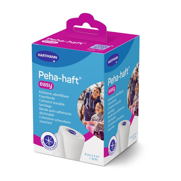 Peha-haft Easy Fixierbinde 8 Cmx4 M Weiß 1 St