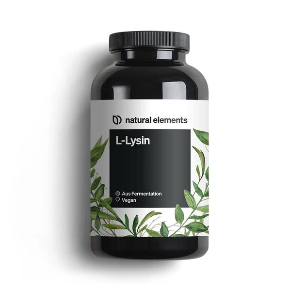 L-Lysin – 365 Kapseln – 800mg pures L Lysin aus 1000mg L-Lysin HCl/Tag – Aus pflanzlicher Fermentation – ohne Gentechnik – vegan, optimal dosiert, ohne unnötige Zusätze 365 St
