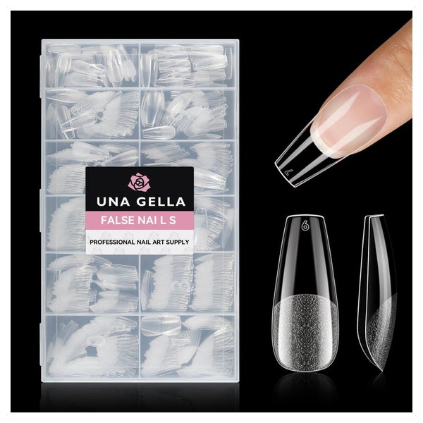 Ballerina Tips Gelnägel 216 12 Größen Gel Press On Medium Ba 1 St