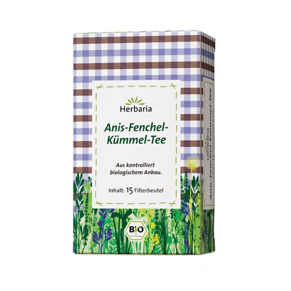 Herbaria Anis-Fenchel-Kümmel-Tee Bio 30 g
