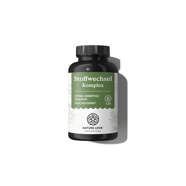 Stoffwechselkomplex 120 Kapseln Nature Love  St