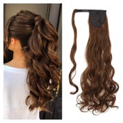 Ponytail Extensions Clip in Pferdeschwanz 60 cm Mittel braun 1 St