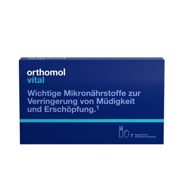 Orthomol Vital Trinkfläschchen/Kapseln Kombipackung 7 St