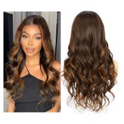Perücke Lace Front Synthetik Balayage 26inch Braun 1 St