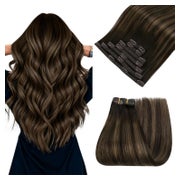 Haarextensions Clip Echthaar Remy Balayage 35cm 7pcs 1-6 cp 1 St