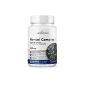 VitaSanum® Mental Complex – 2 Kapseln Tagesportion mit GABA, L-Theanin, Ashwagandha & Pflanzenextrakten 40 g