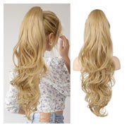 Pferdeschwanzverlängerung Clipin Klauen 66 CM Goldblond mit 1 St