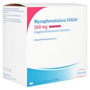 MycophenolsÄure Stada 360 Mg Magensaftr.tabletten 250 St
