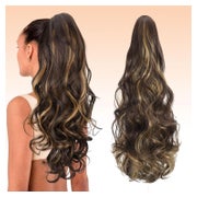 Pferdeschwanz Haarteil Synthetik 55cm Brown & Auburn Blonde 1 St