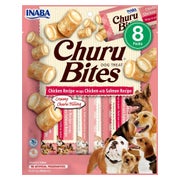 INABA Churu Bite Chicken 8x12g Wrap mit Huhn und Lachs für Hunde 0,096 kg