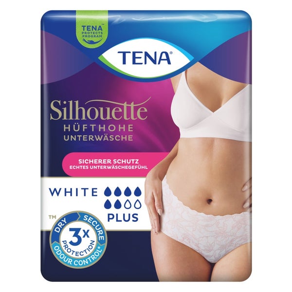 Tena Silhouette Plus M White Inkontinenz Pants 2X12 St