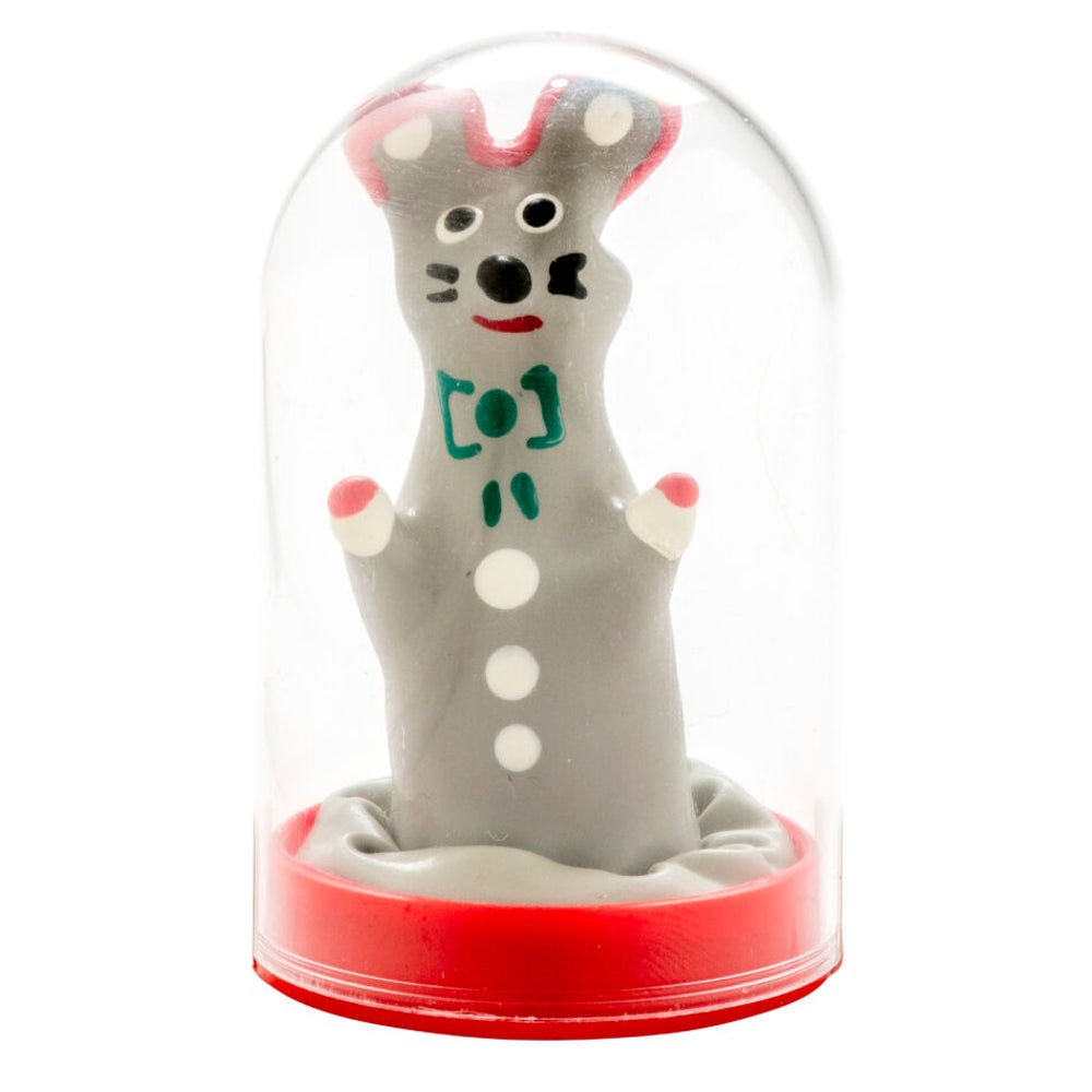 Scherzkondom «Herr Maus»: Handbemaltes Design, Latex (1 Stück) 1 St