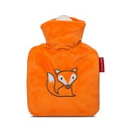Wärmflasche Junior 0,6l mit Veloursbezug Fuchs orange 1 St